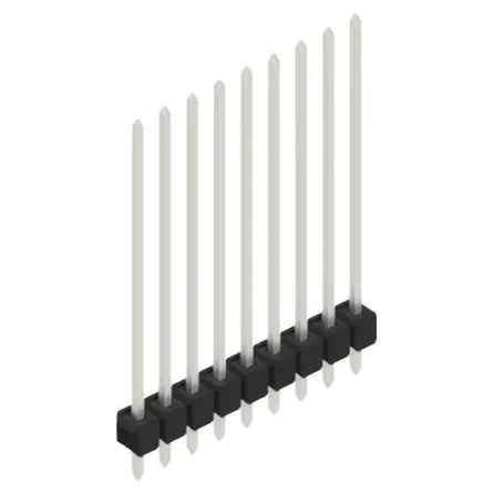 Sichere Zahlung Stiftleiste, 9-polig, RM 2.54 mm, gerade, schwarz, 10048986