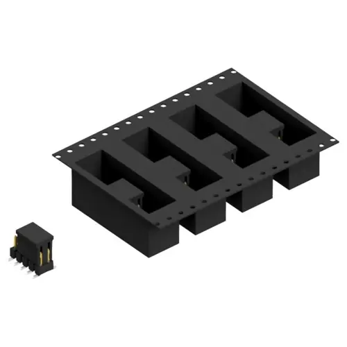 Stiftleiste, 10-polig, RM 2.54 mm, abgewinkelt, schwarz, 10132018 Schneller Versand