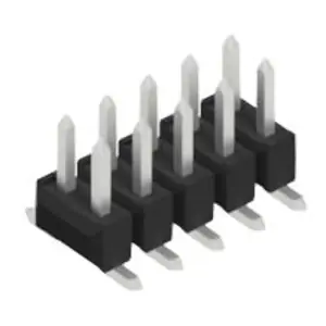 Ausverkauf Stiftleiste, 10-polig, RM 2.54 mm, abgewinkelt, schwarz, 10049100