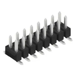 Kostenloser Versand Stiftleiste, 16-polig, RM 2.54 mm, abgewinkelt, schwarz, 10049110