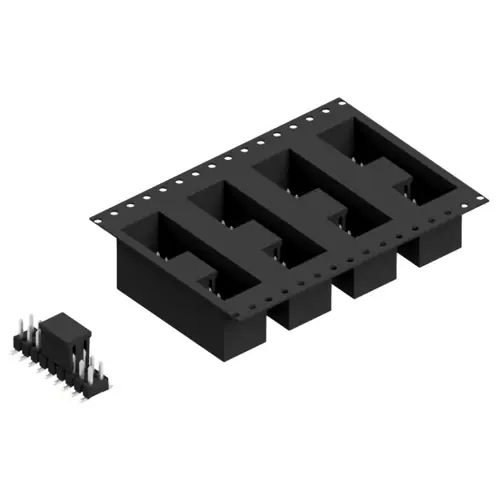 Stiftleiste, 18-polig, RM 2.54 mm, abgewinkelt, schwarz, 10137768 Letzte Chance