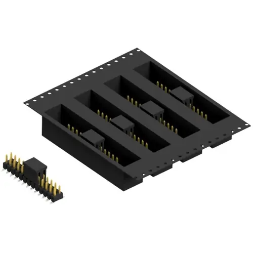 Online Kaufen Stiftleiste, 26-polig, RM 2.54 mm, abgewinkelt, schwarz, SL11SMD04026SBTR