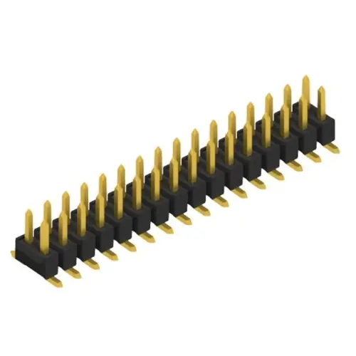 Neuheit Stiftleiste, 32-polig, RM 2.54 mm, abgewinkelt, schwarz, 10049133