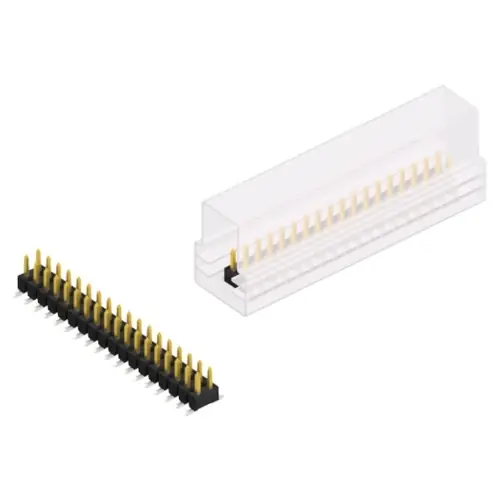 Stiftleiste, 36-polig, RM 2.54 mm, abgewinkelt, schwarz, SL11SMD04036SSM Neue Kollektion