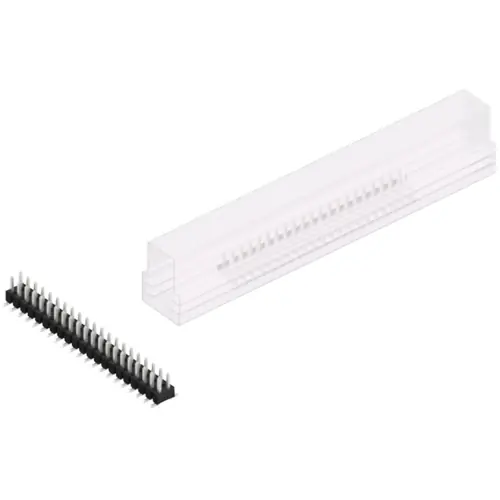 Stiftleiste, 42-polig, RM 2.54 mm, abgewinkelt, schwarz, SL11SMD04042ZSM Direktkauf