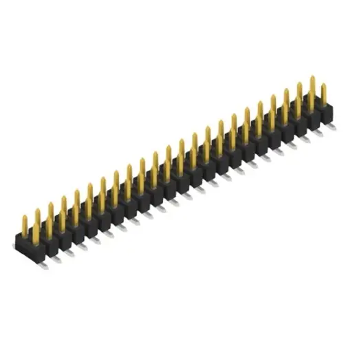 Knallerangebot Stiftleiste, 46-polig, RM 2.54 mm, abgewinkelt, schwarz, SL11SMD04046S