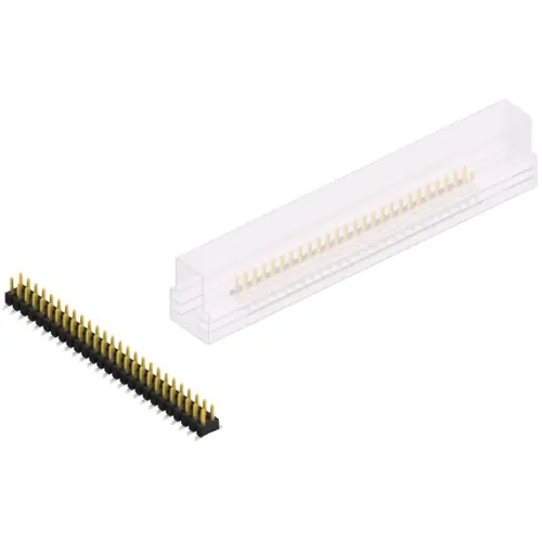 Stiftleiste, 52-polig, RM 2.54 mm, abgewinkelt, schwarz, SL11SMD04052SSM Finale Aktion