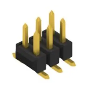 Nur Für Kurze Zeit Stiftleiste, 6-polig, RM 2.54 mm, abgewinkelt, schwarz, 10049090