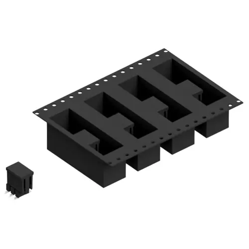 Stiftleiste, 6-polig, RM 2.54 mm, abgewinkelt, schwarz, SL11SMD0406SBTR Schnäppchen