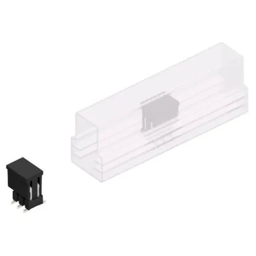 Nur Für Kurze Zeit Stiftleiste, 6-polig, RM 2.54 mm, abgewinkelt, schwarz, SL11SMD0406ZBSM