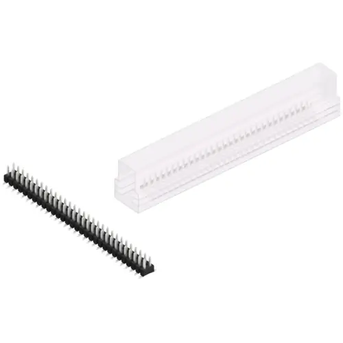 Stiftleiste, 60-polig, RM 2.54 mm, abgewinkelt, schwarz, SL11SMD04060ZSM Preis Gesenkt