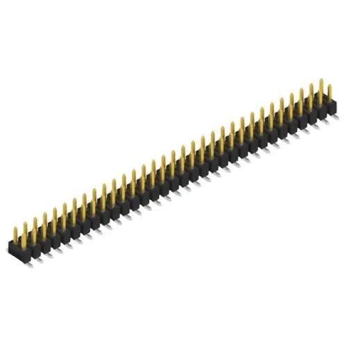 Direkt Vom Hersteller Stiftleiste, 64-polig, RM 2.54 mm, abgewinkelt, schwarz, SL11SMD04064S