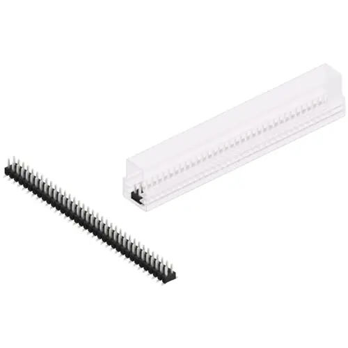 Top-Angebot Stiftleiste, 70-polig, RM 2.54 mm, abgewinkelt, schwarz, SL11SMD04070ZSM