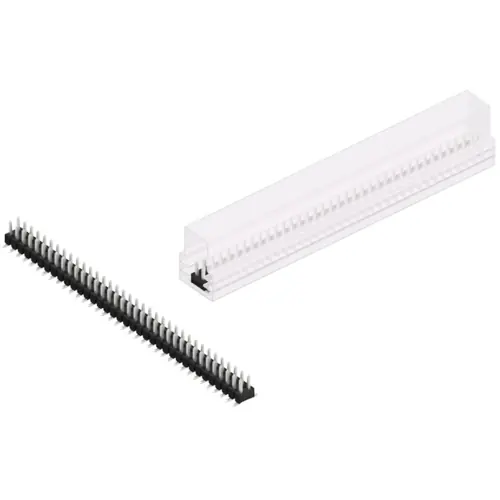 Top-Angebot Stiftleiste, 72-polig, RM 2.54 mm, abgewinkelt, schwarz, SL11SMD04072ZSM