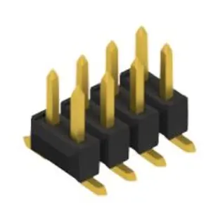 Knallerangebot Stiftleiste, 8-polig, RM 2.54 mm, abgewinkelt, schwarz, 10049093