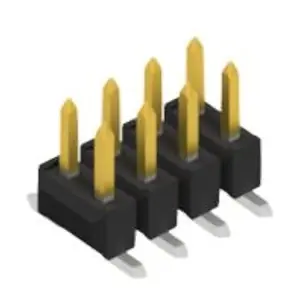 Sonderangebot Stiftleiste, 8-polig, RM 2.54 mm, abgewinkelt, schwarz, 10049094