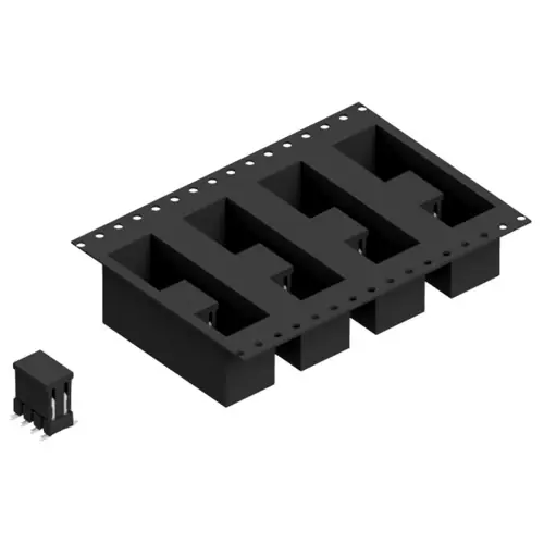 Preis Gesenkt Stiftleiste, 8-polig, RM 2.54 mm, abgewinkelt, schwarz, SL11SMD0408ZBTR