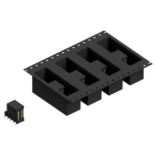 Stiftleiste, 10-polig, RM 2.54 mm, abgewinkelt, schwarz, 10049193 Zertifiziert