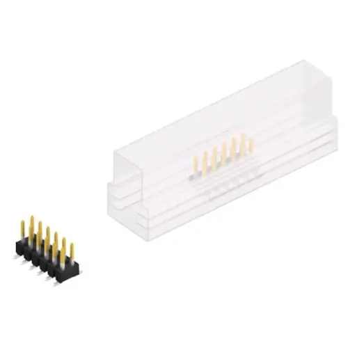 Stiftleiste, 12-polig, RM 2.54 mm, abgewinkelt, schwarz, 10049206 Nur Für Kurze Zeit