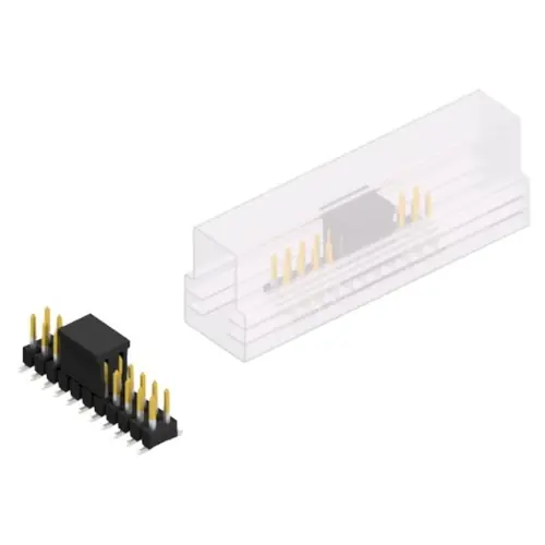 Stiftleiste, 22-polig, RM 2.54 mm, abgewinkelt, schwarz, 10049268 Jetzt Kaufen