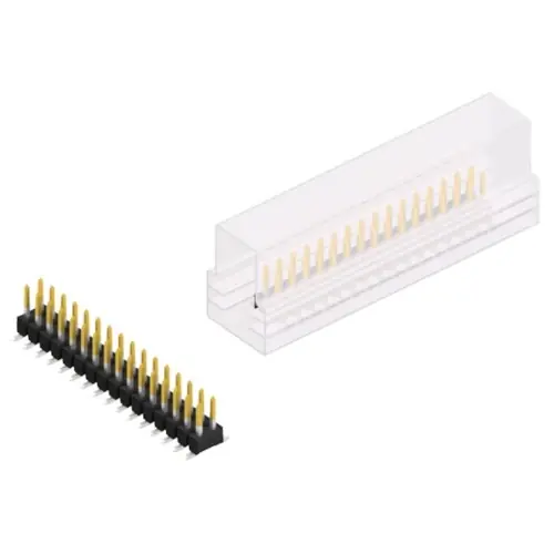 Stiftleiste, 32-polig, RM 2.54 mm, abgewinkelt, schwarz, 10049324 Nur Heute