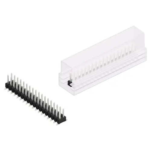 Sale Stiftleiste, 36-polig, RM 2.54 mm, abgewinkelt, schwarz, 10049347