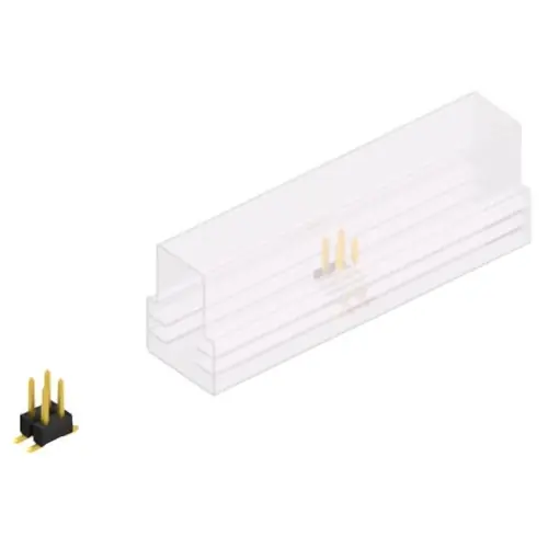 Online Kaufen Stiftleiste, 4-polig, RM 2.54 mm, abgewinkelt, schwarz, 10049157