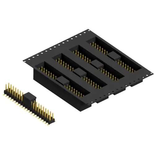 Stiftleiste, 40-polig, RM 2.54 mm, abgewinkelt, schwarz, SL11SMD05240GBTR Saisonangebot