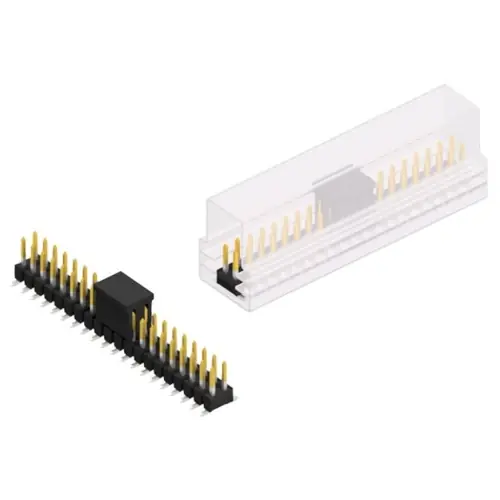 Finale Aktion Stiftleiste, 40-polig, RM 2.54 mm, abgewinkelt, schwarz, 10049362