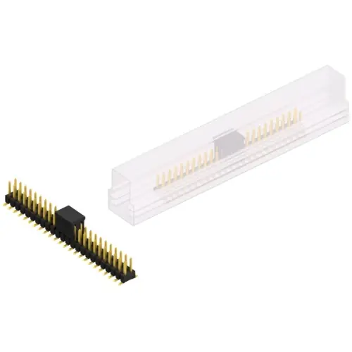 Nur Für Kurze Zeit Stiftleiste, 48-polig, RM 2.54 mm, abgewinkelt, schwarz, SL11SMD05248GBSM