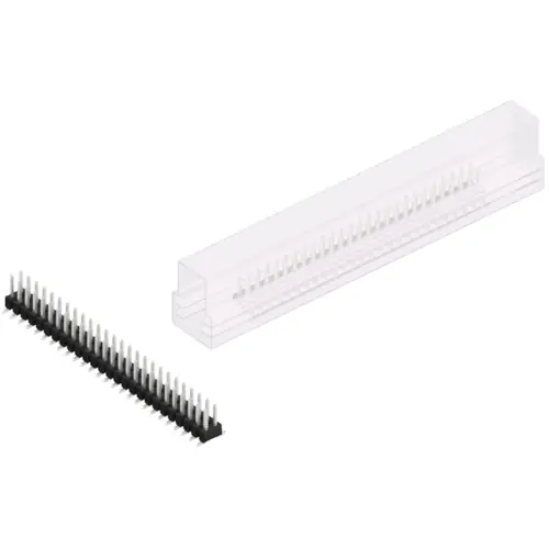 Stiftleiste, 52-polig, RM 2.54 mm, abgewinkelt, schwarz, SL11SMD05252ZSM Heißes Angebot