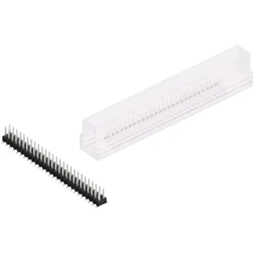 Stiftleiste, 54-polig, RM 2.54 mm, abgewinkelt, schwarz, SL11SMD05254ZSM Sonderangebot