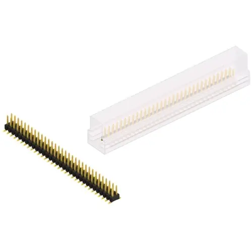 Finale Aktion Stiftleiste, 64-polig, RM 2.54 mm, abgewinkelt, schwarz, SL11SMD05264GSM