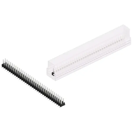 Stiftleiste, 68-polig, RM 2.54 mm, abgewinkelt, schwarz, SL11SMD05268ZSM Preiswert