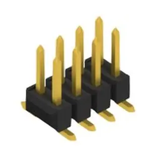 Stiftleiste, 8-polig, RM 2.54 mm, abgewinkelt, schwarz, 10049173 Schnäppchen