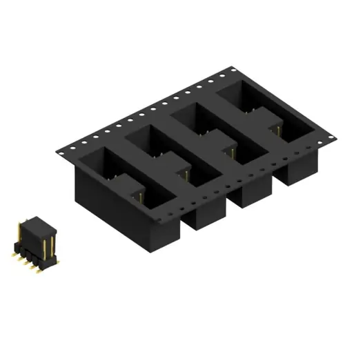 Stiftleiste, 10-polig, RM 2.54 mm, abgewinkelt, schwarz, 10049411 Must-Have