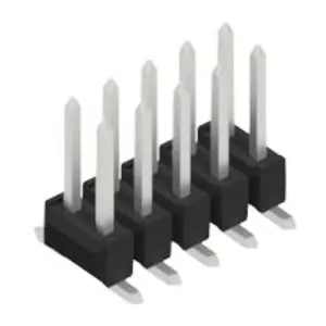 Stiftleiste, 10-polig, RM 2.54 mm, abgewinkelt, schwarz, 10049418 Sichere Zahlung