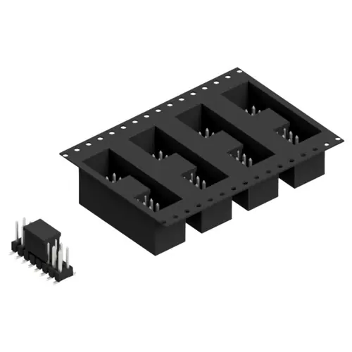 Aktuell Stiftleiste, 16-polig, RM 2.54 mm, abgewinkelt, schwarz, 10049458