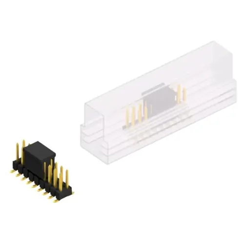 Stiftleiste, 18-polig, RM 2.54 mm, abgewinkelt, schwarz, 10049461 Letzte Chance