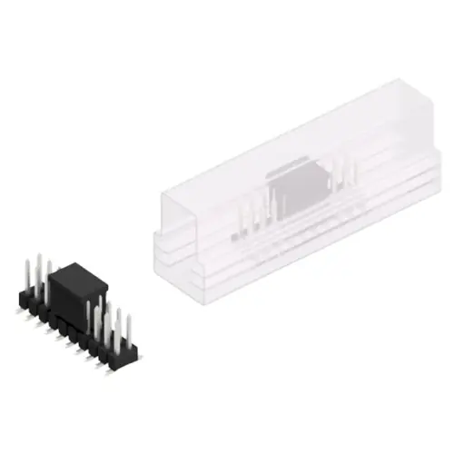 Letzte Chance Stiftleiste, 20-polig, RM 2.54 mm, abgewinkelt, schwarz, 10049482