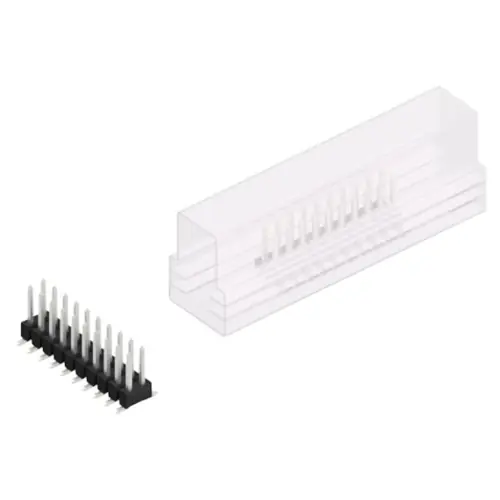 Angebot Stiftleiste, 20-polig, RM 2.54 mm, abgewinkelt, schwarz, 10049484