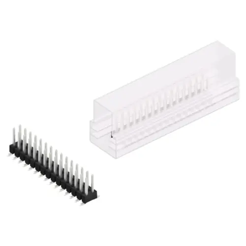 Stiftleiste, 30-polig, RM 2.54 mm, abgewinkelt, schwarz, 10049541 Beliebt