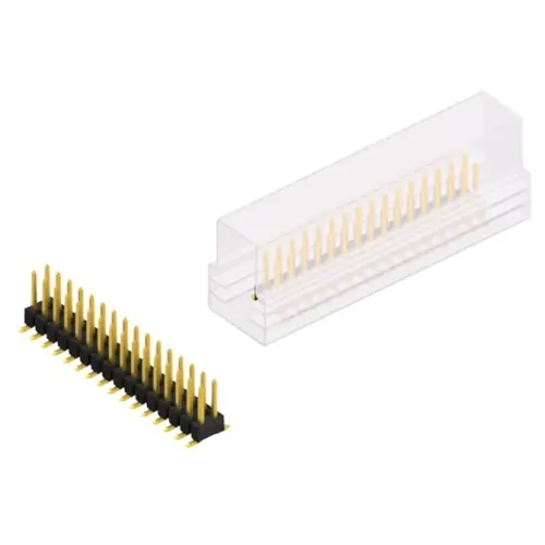 Kracherpreis Stiftleiste, 32-polig, RM 2.54 mm, abgewinkelt, schwarz, 10049544