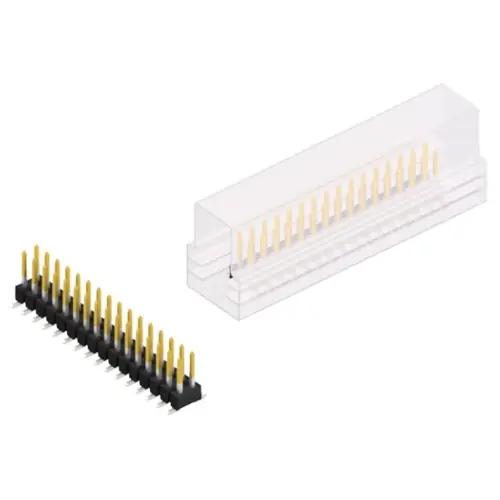 Meistverkauft Stiftleiste, 32-polig, RM 2.54 mm, abgewinkelt, schwarz, 10049548