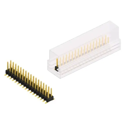 Stiftleiste, 34-polig, RM 2.54 mm, abgewinkelt, schwarz, 10049554 Super-Preis