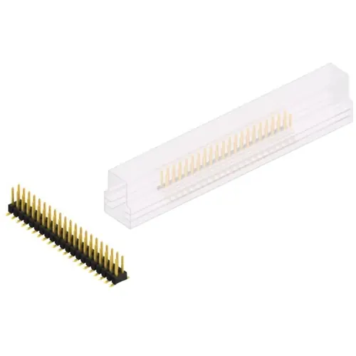 Stiftleiste, 42-polig, RM 2.54 mm, abgewinkelt, schwarz, SL11SMD06242GSM Versand Am Gleichen Tag