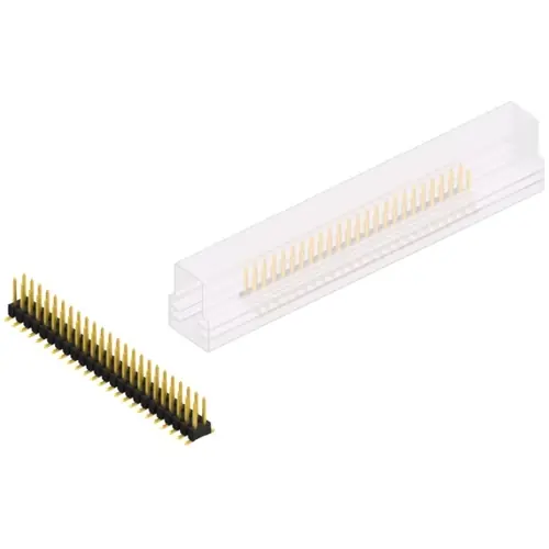 Nur Heute Stiftleiste, 48-polig, RM 2.54 mm, abgewinkelt, schwarz, SL11SMD06248GSM