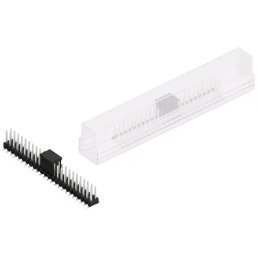 Sale Stiftleiste, 48-polig, RM 2.54 mm, abgewinkelt, schwarz, SL11SMD06248ZBSM