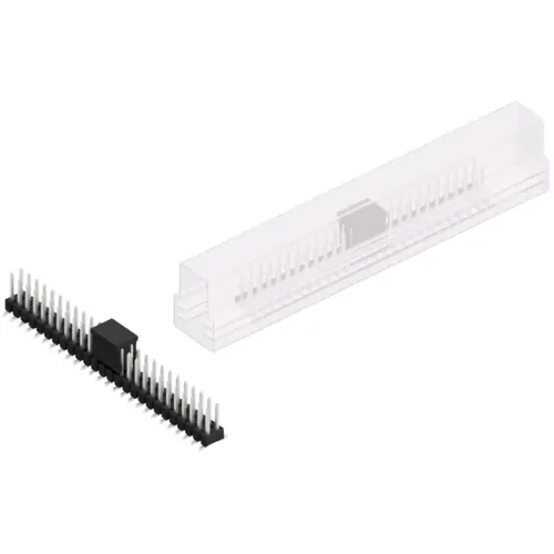 Stiftleiste, 52-polig, RM 2.54 mm, abgewinkelt, schwarz, SL11SMD06252ZBSM Jetzt Bestellen