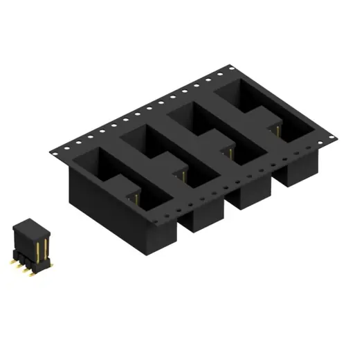 Sichere Zahlung Stiftleiste, 8-polig, RM 2.54 mm, abgewinkelt, schwarz, 10049398